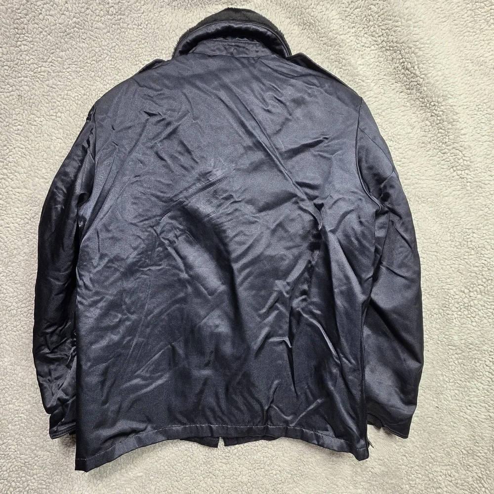 Vintage Blauer Police/ Guard Jacket Men's Size‎ 44L Blue Full Zip Insulated